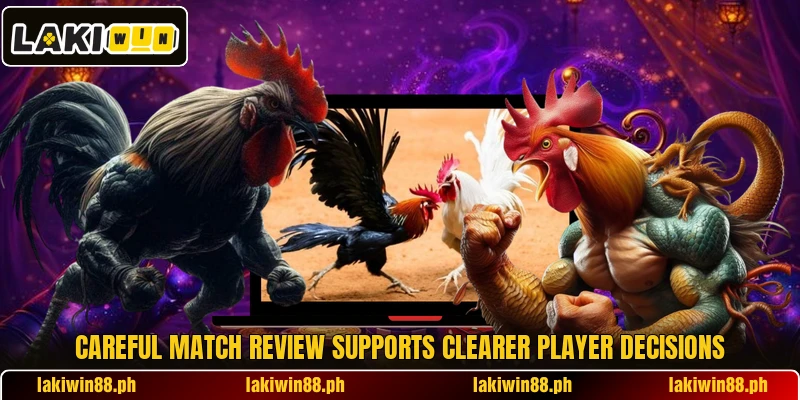 Careful match review supports clearer player decisions Careful match review supports clearer player decisions