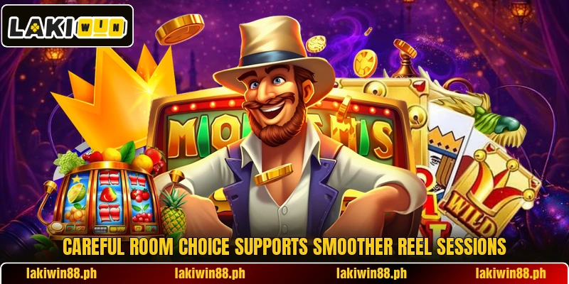 Careful room choice supports smoother reel sessions Careful room choice supports smoother reel sessions