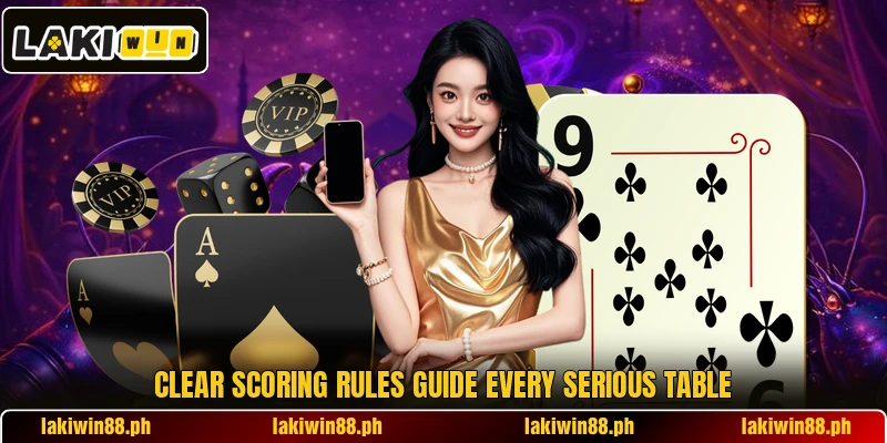 Clear scoring rules guide every serious table Clear scoring rules guide every serious table