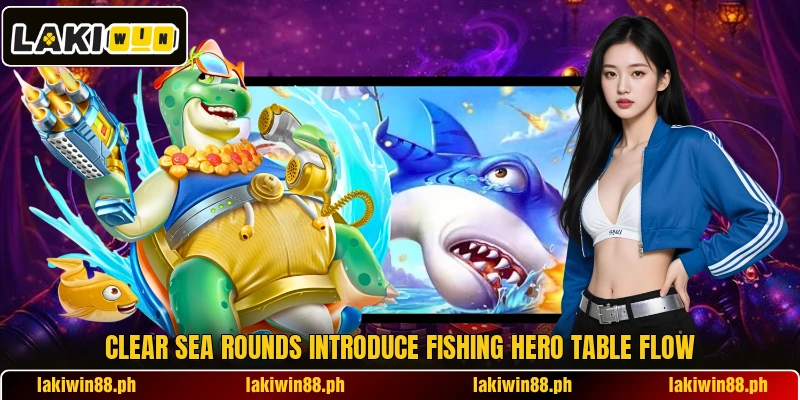 Clear sea rounds introduce Fishing Hero table flow Clear sea rounds introduce Fishing Hero table flow