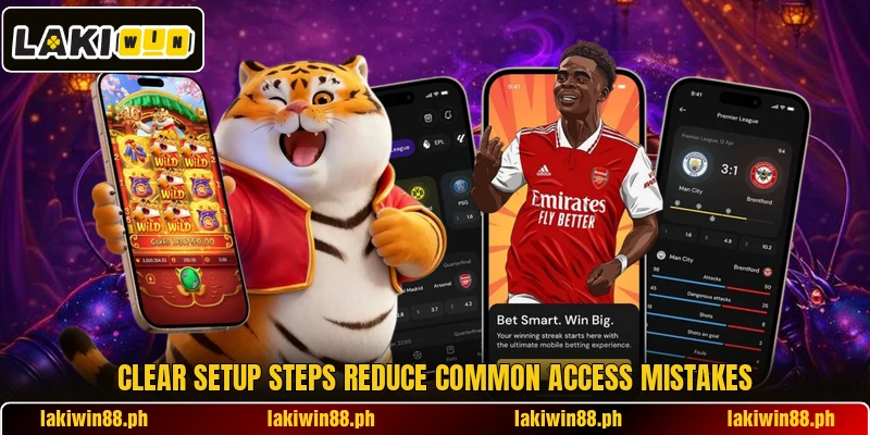 Clear setup steps reduce common access mistakes Clear setup steps reduce common access mistakes