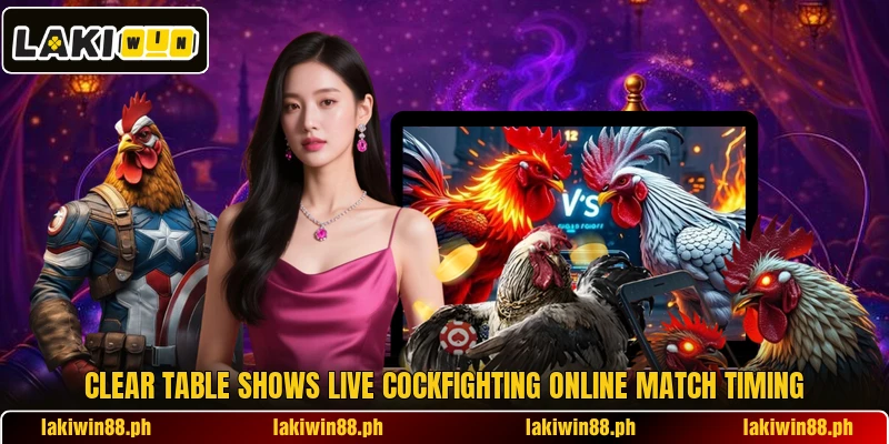 Clear table shows Live cockfighting online match timing Clear table shows Live cockfighting online match timing