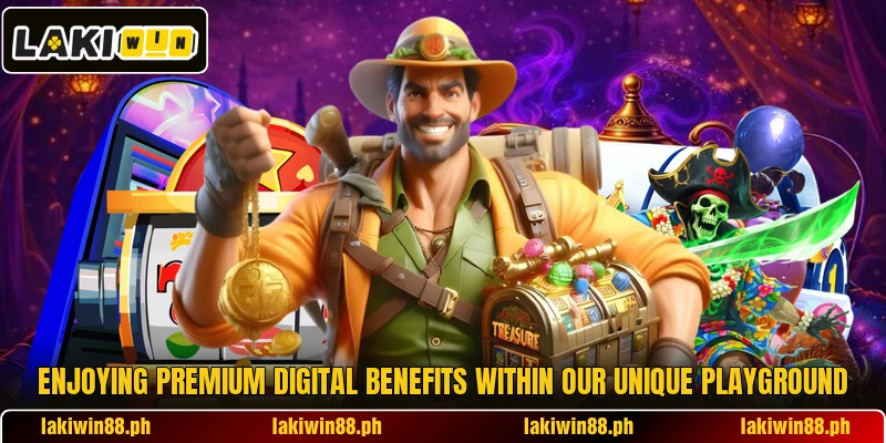 Enjoying premium digital benefits within our unique playground