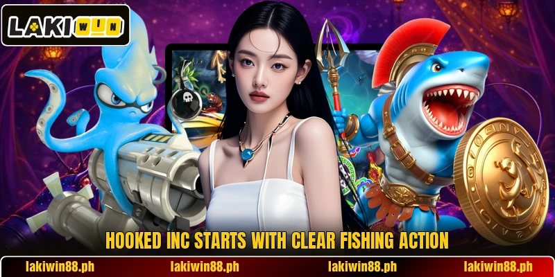 Hooked Inc starts with clear fishing action