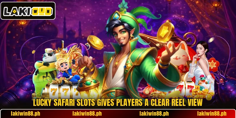 Lucky safari slots gives players a clear reel view Lucky safari slots gives players a clear reel view