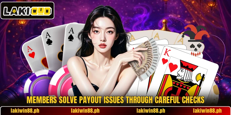 Members solve payout issues through careful checks Members solve payout issues through careful checks