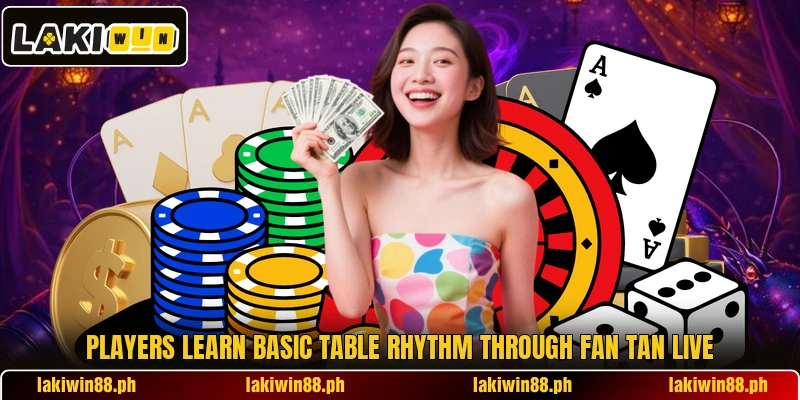 Players learn basic table rhythm through fan tan live Players learn basic table rhythm through fan tan live