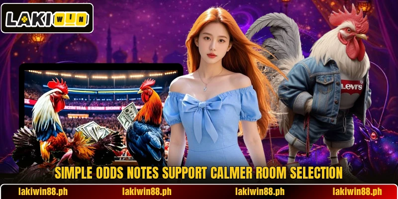 Simple odds notes support calmer room selection Simple odds notes support calmer room selection